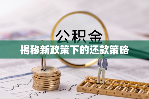 镇康揭秘新政策下的还款策略