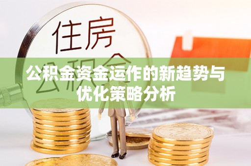 镇康公积金资金运作的新趋势与优化策略分析