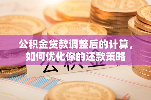 镇康公积金贷款调整后的计算，如何优化你的还款策略