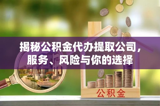 镇康揭秘公积金代办提取公司，服务、风险与你的选择