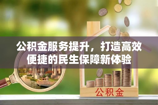 镇康公积金服务提升，打造高效便捷的民生保障新体验