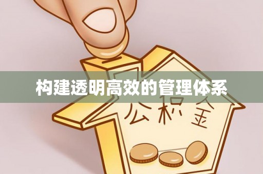 镇康构建透明高效的管理体系