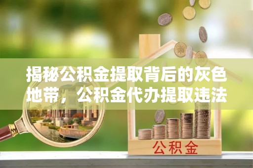 镇康揭秘公积金提取背后的灰色地带，公积金代办提取违法不？